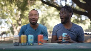 We Drank Non-alcoholic Beer at a park | Athletic Brewing REVIEW (BEST BEER FOR RUNNERS?)