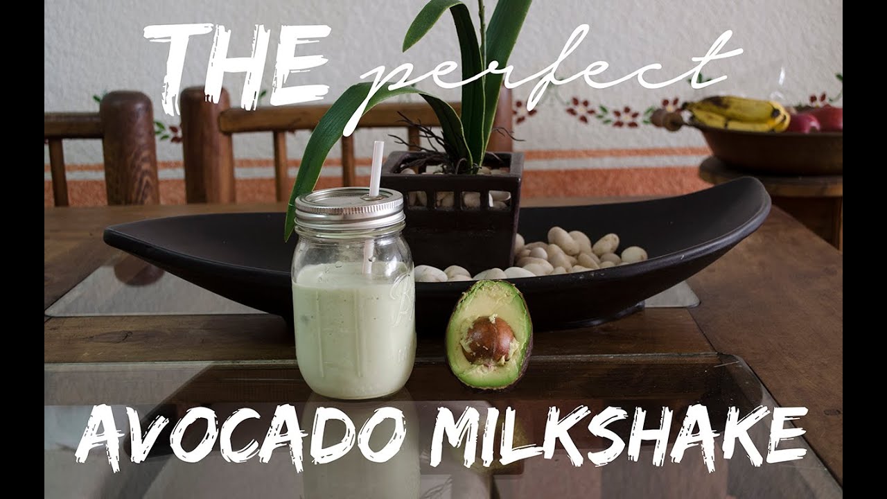 Perfect Avocado Milkshake! - YouTube