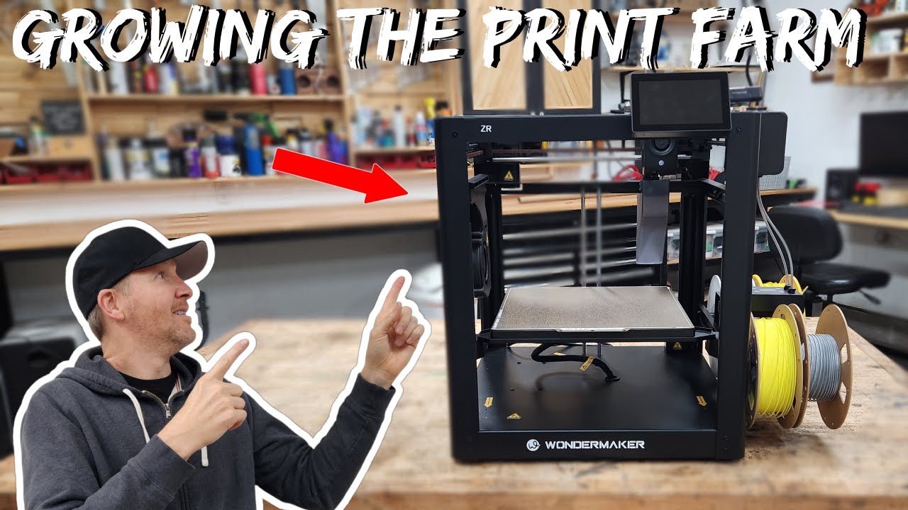 Wondermaker ZR только что присоединился к моей печатной ферме!