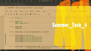 Create, Crop, Combine image using Open_CV Python