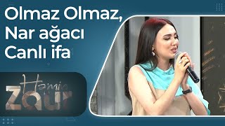 Gülzar Fərəcova – Olmaz Olmaz, Nar ağacı – Canlı ifa – Həmin Zaur Resimi