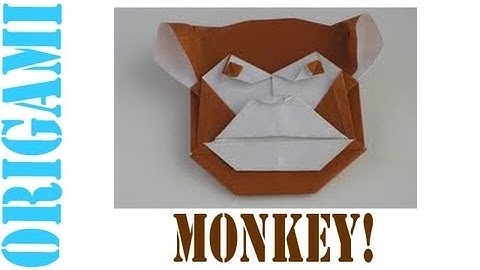 Easy Origami Monkey Tutorial!