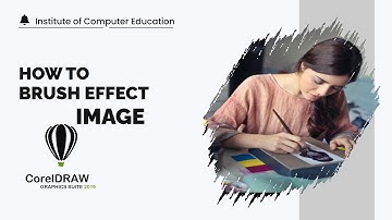 Create Brush Stroke Effect on an Image | CorelDRAW Tutorial | @ioceindia