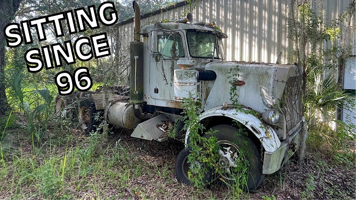 Peterbilt Semi Truck Parked Since 1996! Will It Start?