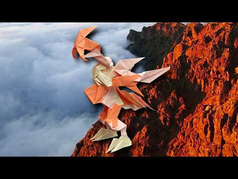 【折り紙ドラゴン】赤脈のランフビア/【origamidragon】Red Veined Ranhubia