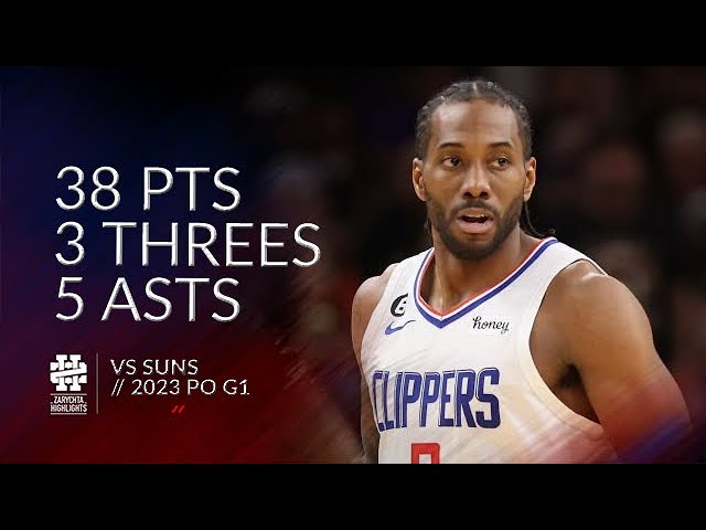 Kawhi Leonard drops 38 as Clippers dispatch Suns