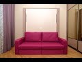 #projects FLAT - Wall bed Queen Size. AGT panels. Sofa with storage.