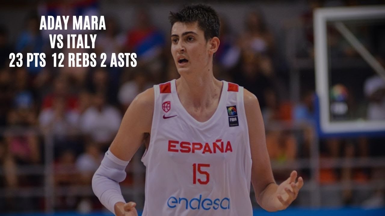 Aday Mara vs Italy (23 PTS 12 REBS 2 ASTS 3 BLKS) 7/24/23