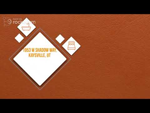 1953 W Shadow Way, Kaysville, UT home video tour