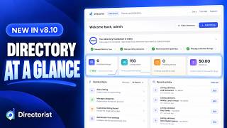 Directorist Dashboard Walkthrough | Listings, Revenue & Quick Actions - All in One Place