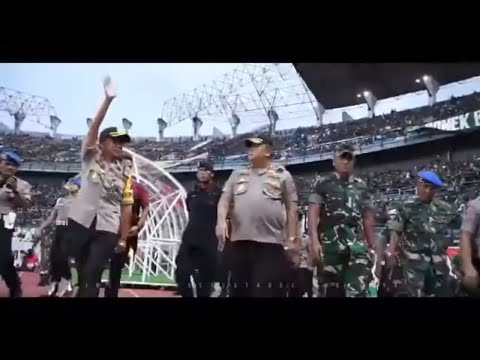 Pengamanan Polrestabes Surabaya di Opening Liga 1 Persebaya Vs Persik Kediri