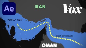 Make Maps Like VOX in Adobe After Effects - Strait of Hormuz