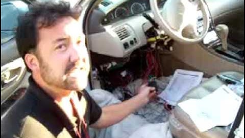 Self Install Car Alarm Remote Start System & Proximity Motion Sensor in my Toyota Avalon