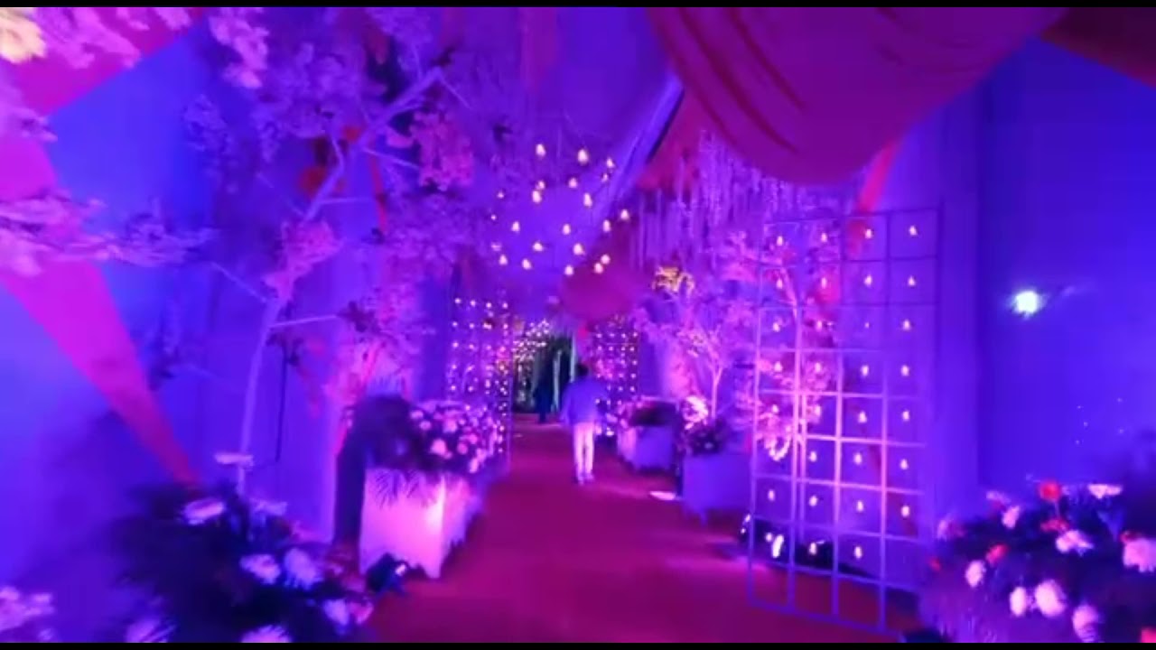 Wedding Events | Wedding Events flower decoration|wedding stage background flower decoration.