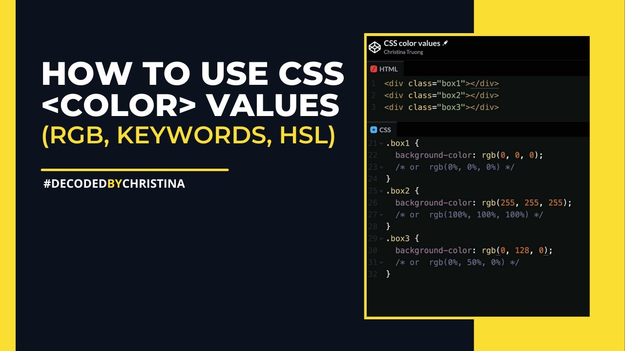 Giá trị màu CSS HSL là một phần không thể thiếu trong thiết kế đồ họa. Hãy để nó thể hiện sự sáng tạo của bạn. Xem hình ảnh liên quan để tìm hiểu cách sử dụng giá trị màu CSS HSL để tạo nên một sản phẩm độc đáo và thu hút.