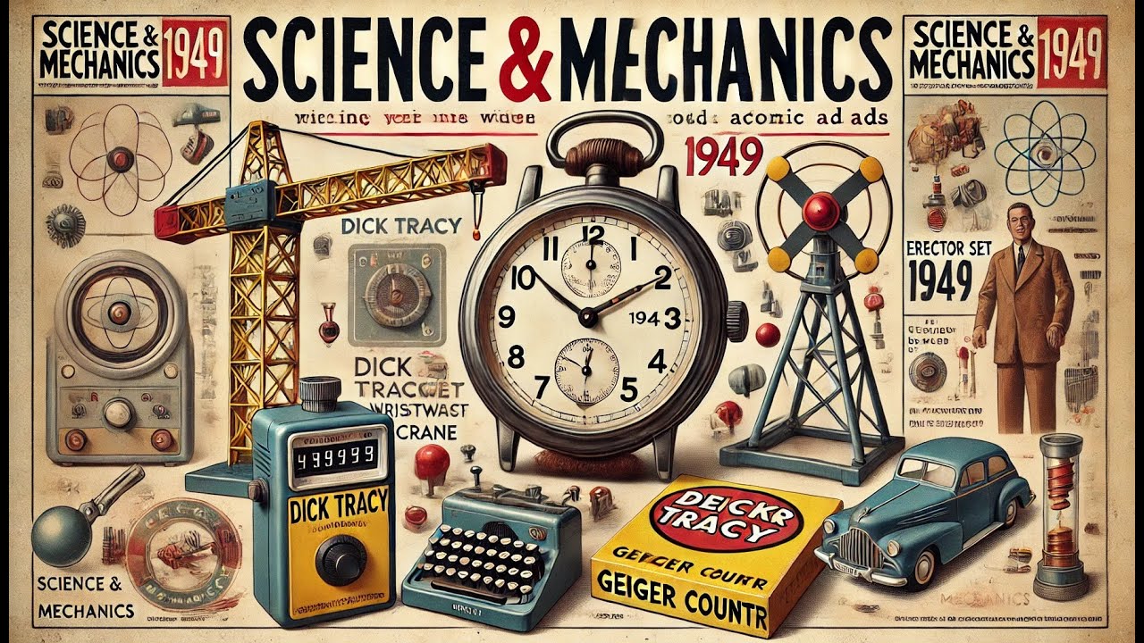 Science and Mechanics December 1949: Retro Tech Marvels from the Atomic Age!