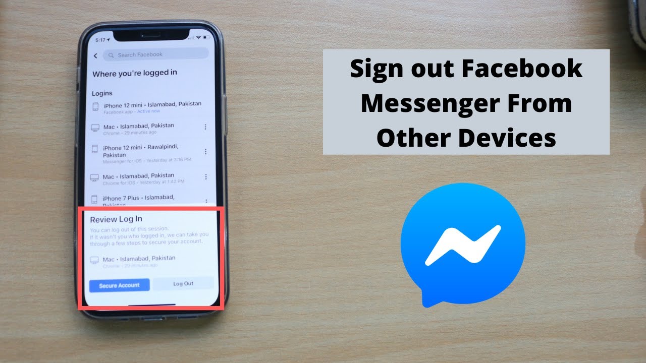 How to Sign Out of Facebook Messenger on Other Devices (2021) - YouTube