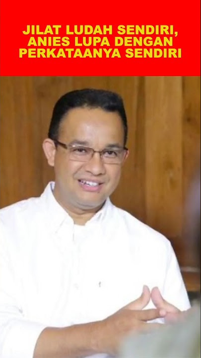 ANIES JILAT LUDAH SENDIRI..!! Sekarang Lupa Omongannya Sendiri #shortvideo #tiktok #fyp