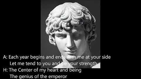 Hadrian, opera by Rufus Wainwright Hadrian and Antinous Love scene