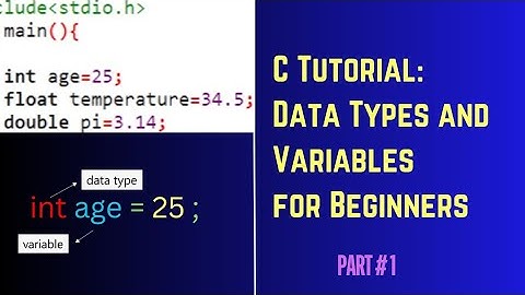 Data Types and Variables in C: Complete Beginners Guide