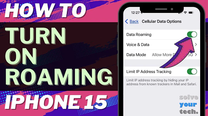 How to Turn On Roaming on iPhone 15