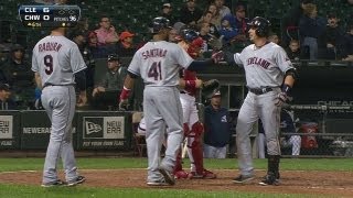 CLE@CWS: Asdrubal lines a three-run shot off Sale