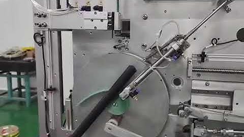 Automatic self adhesive velcro tape winding cutting machine