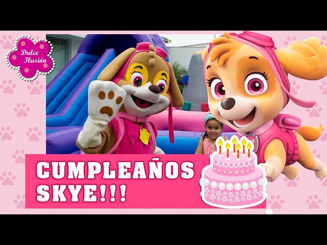 DECORACION PATRULLA CANINA ( SKYE ) - EVENTOS HAPPY PLAY