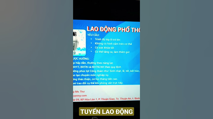 Hướng dẫn tiếp nhận hồ sơ lao động phổ thông