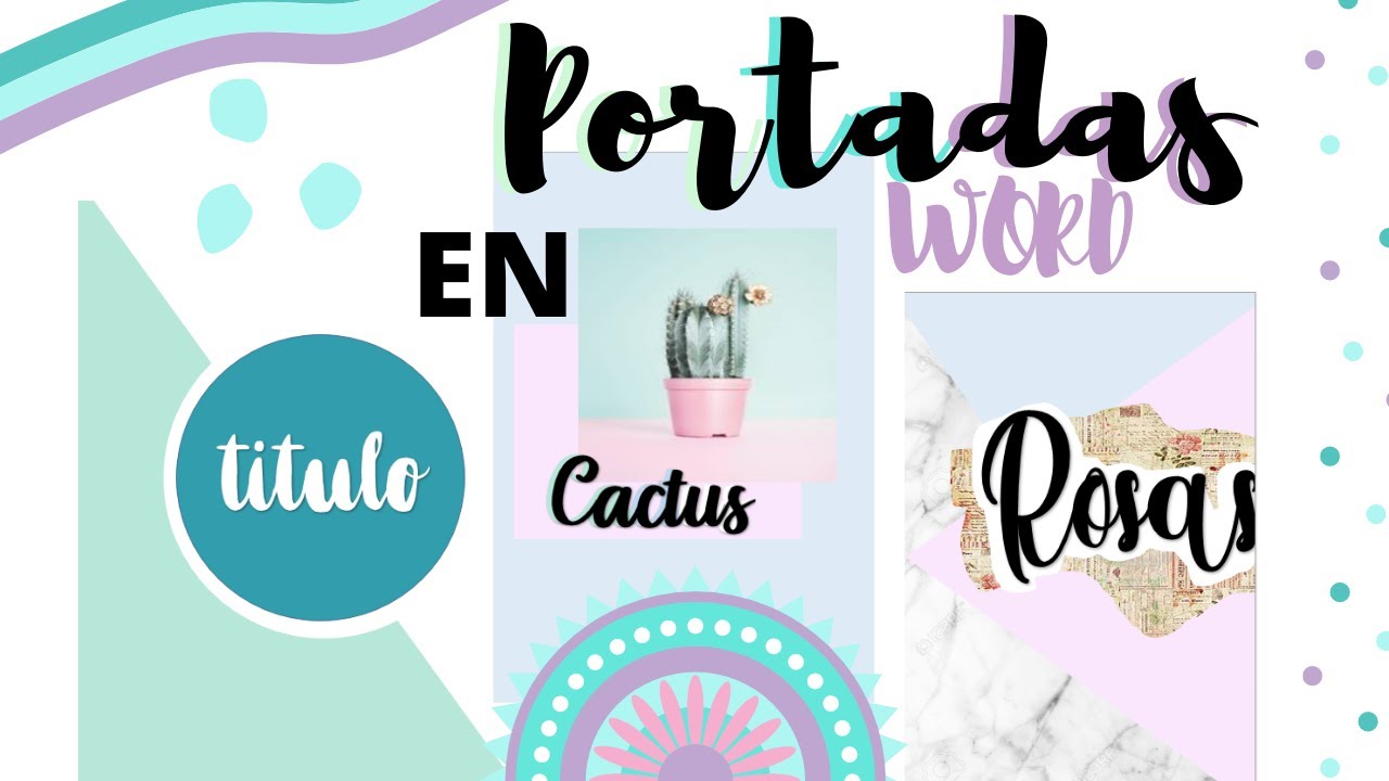 Calígrafo doblado Penélope Portadas en Word 💜 Fernanda - YouTube