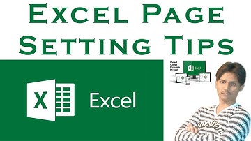 Microsoft Excel Page Setting or Page Setup Tips Tutorial In Urdu / Hindi