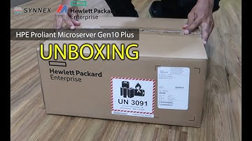 Unboxing HPE Microserver Gen10 Plus