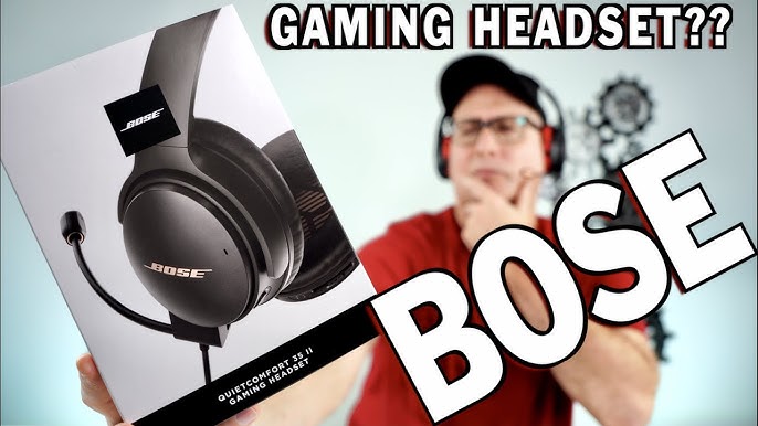 Bose QuietComfort 35 Series 2 Gaming Headset — Comfortable Noise Cancelling  Headphones Black