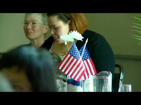 newspaper mockup American's new citizens celebrated at event in Winona