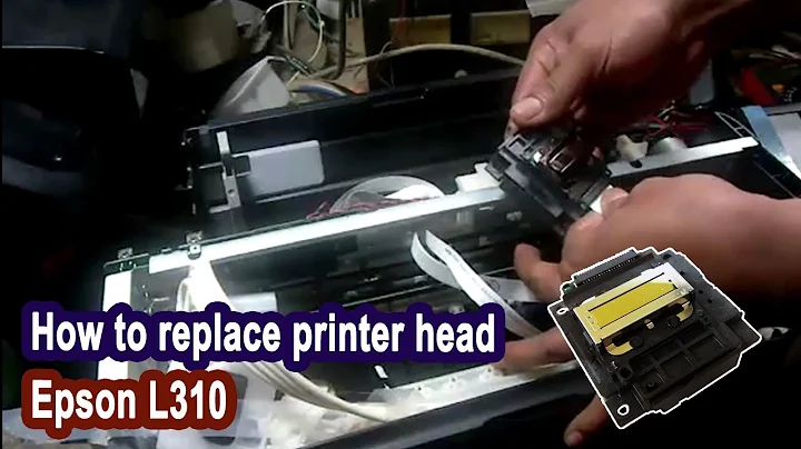 How to replace the Epson L310 printer head