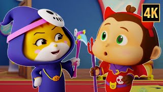 spooky costume party funny silent halloween cartoon kids