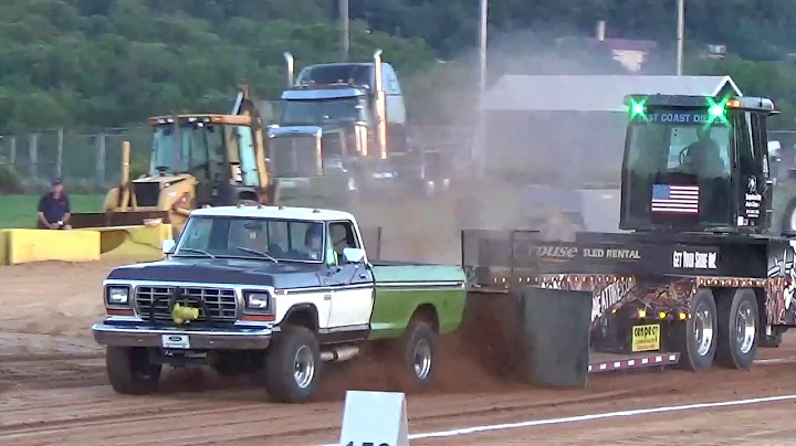 Donald Eshleman work stock gas truck pull at Delta