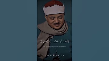 وَٱلۡأَرۡضَ وَضَعَهَا لِلۡأَنَامِ | عبد الباسط عبد الصمد | سورة الرحمن