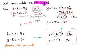 Class 04 ODE Alternatives: Non Uniqueness of State Space *
