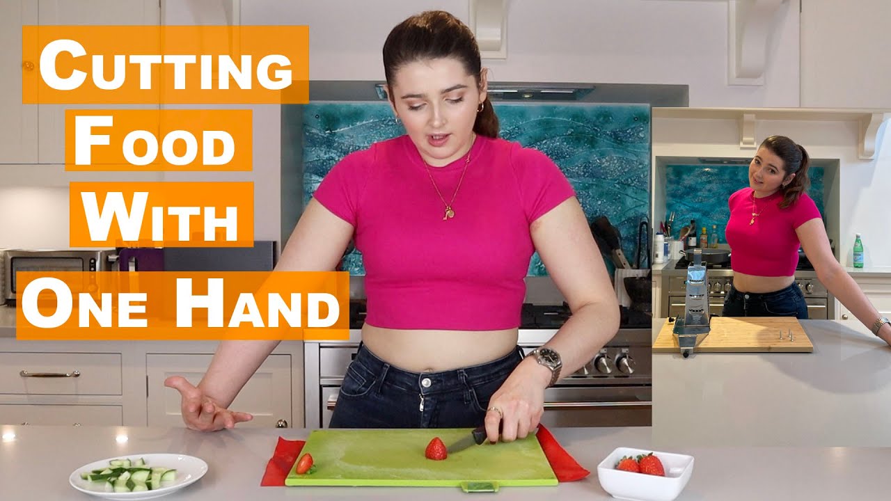 Adaptive One-Handed Cutting Board | Adaptive Kitchen Equipment/Gadget | Food Preparation Set for People with Disabilities Cook-Helper