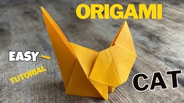 Easy Cat Origami Tutorial Step by Step