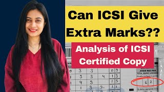 Can ICSI Give Extra Marks ? ICSI Certified Copy Answer Paper Analysis | Exam Series screenshot 4