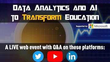 Data Analytics and AI to Transform Education
