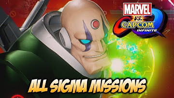All Sigma Missions - Marvel vs Capcom Infinite