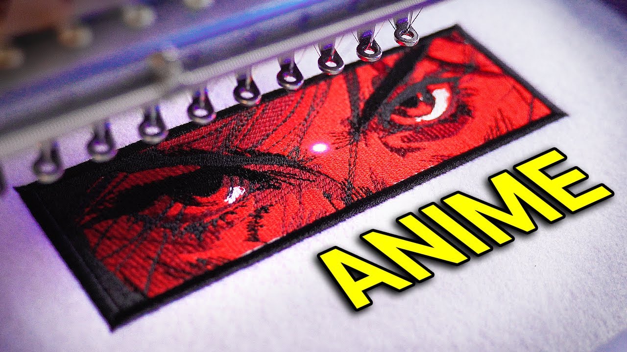 How to EASILY Make Embroidery Designs | Anime Art on Design Doodler Tutorial