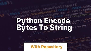 python encode bytes to string