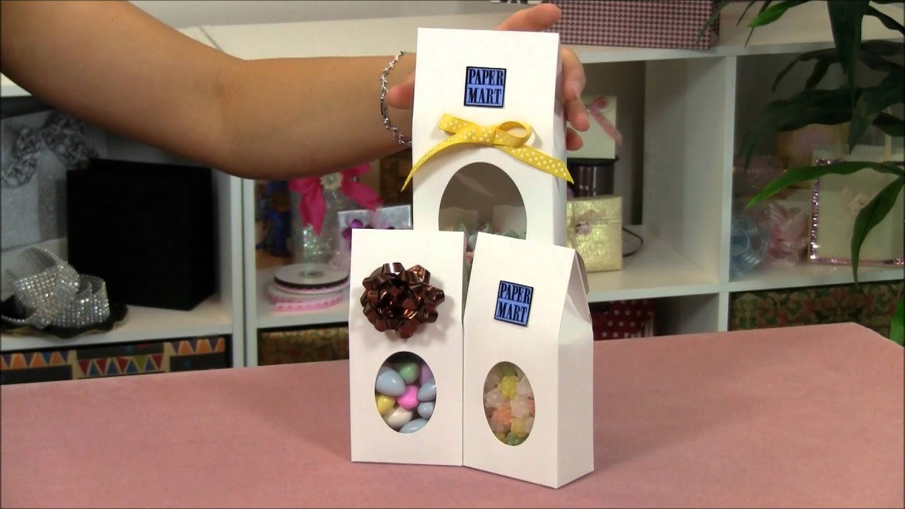 Oval Window Upright Candy Boxes YouTube