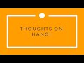 Thoughts of Hanoi by Nguyen Thi Vinh | Poem Analysis | Author | Literary Devices used