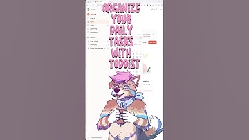 Organize Your Daily Tasks with Todoist #2025 #productivity #todoist #taskmanagement #furry #pngtuber