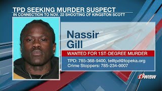 Topeka Police seeking help in locating murder suspect